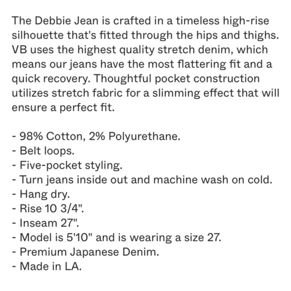 Veronica Beard | Debbie High Rise Skinny Stretch Denim in Apollo Wash Size 27/4 - Picture 11 of 12